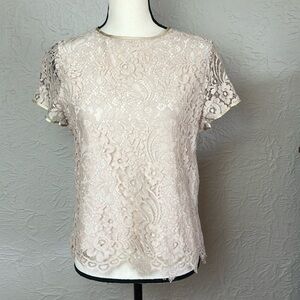 Barneys New York Lace Top